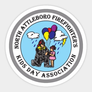 North Attleboro Firefighters Kid's Day® Classic logo Sticker